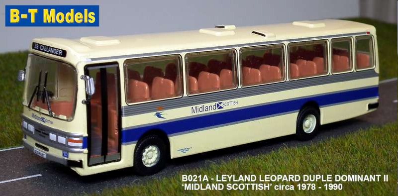 B021A Pre-production sample with Callander destination