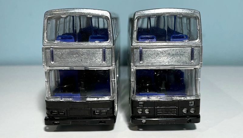 MBC0001 front view showing supplied Leyland & Volvo front lower panel options