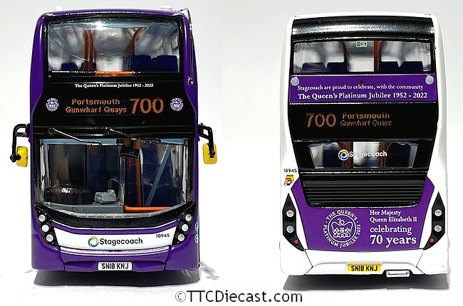 UKBUS6529 front & rear view
