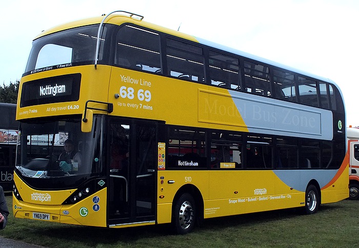Nottingham City Transport Scania N280UD Enviro400 City