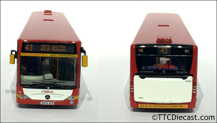 UKBUS 5017SB front & rear view