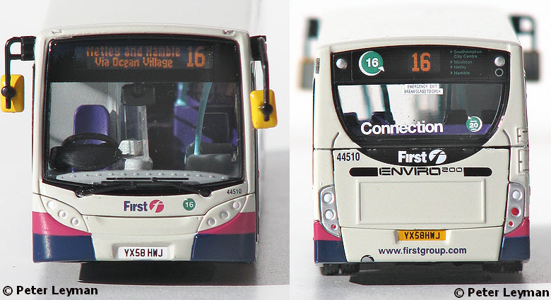 UKBUS 8014 front & rear view