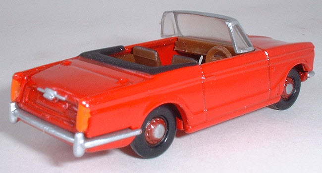 11603 Triumph Vitesse MK II Convertible rear view