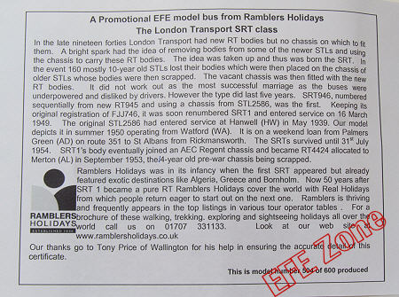 10128BA The numbered certificate supplied with the model