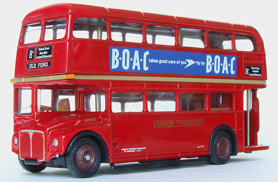 EFE 15601B 1/76 AEC Routemaster RM1910 Route 15 BOAC Advert 