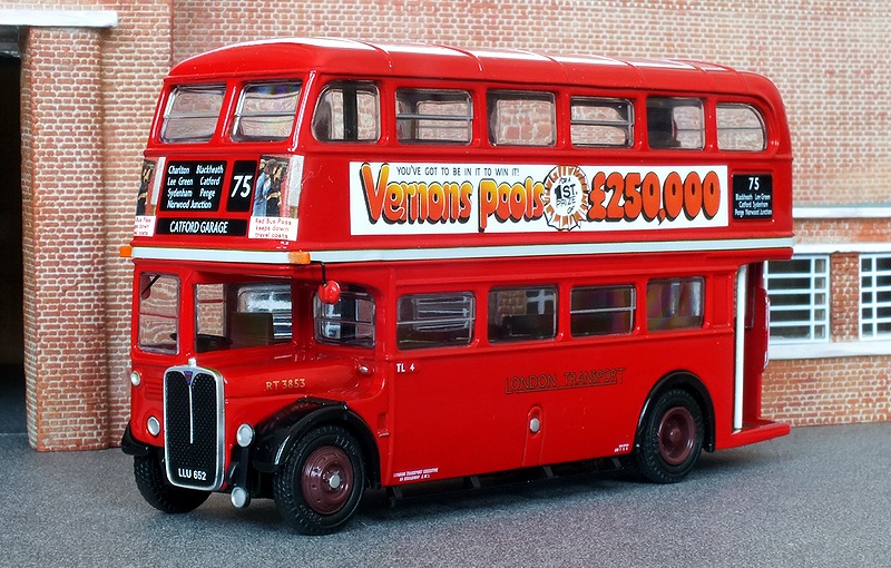 EFE: E34115 - London Transport's Last Route 75 AEC RT Bus Bus - click to view super hi-res image