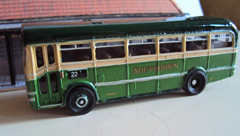 TiNY Kit: TK37S - Southdown 1955 Leyland Tiger Cub Park Royal Single Deck Bus - click to view super hi-res image