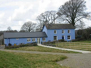 The Blue Tea-room at Pen-ffynnon, Llangeler