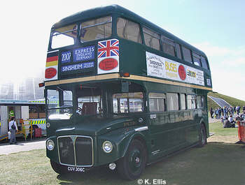 RML2306 carrying the special advertiseing applied for its aborted trip to Sinsheim