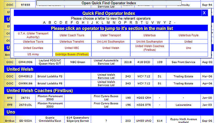 New Fleet List resource available at www.worldwidemodelbuses.com