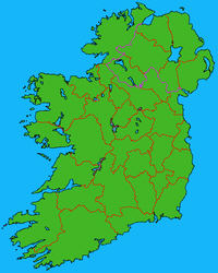 map of Ireland