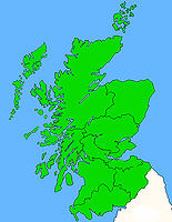 map of Scotland