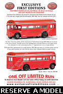 Reserve Your Single Deck Routemaster Model
