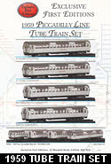 Piccadilly Line Tube Train Set