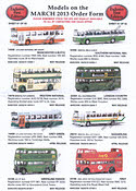 Trade Order Sheet March 2013 - Bus Models