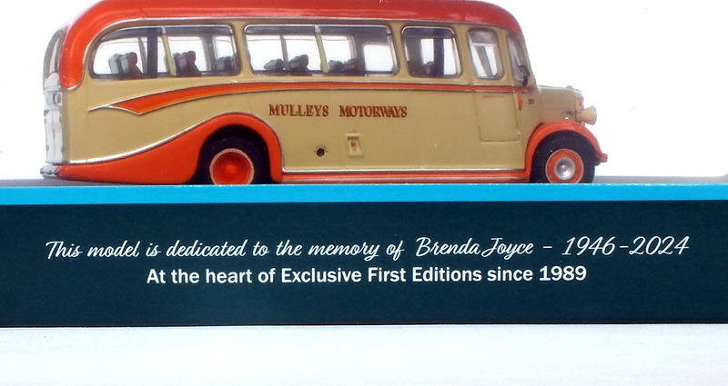 Packaging contains a dedication to the late Brenda Joyce