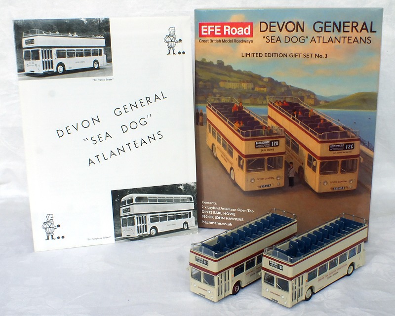 Set E99945 - Devon General Sea Dogs Atlanteans Models Set - Replica Brochure & models