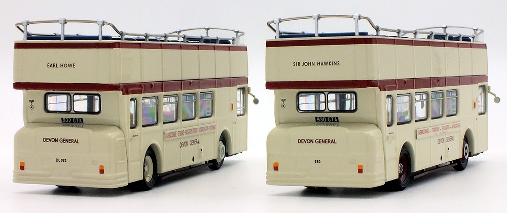 Set E99945 - Devon General Open Top Sea Dog Leyland Atlanteans DL932 & 928 (E40501 & E40502)