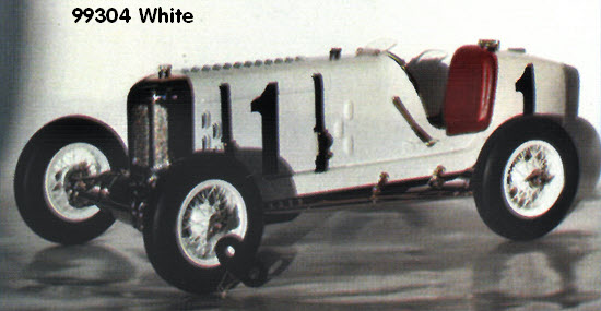 99304 White Miller Racing Car