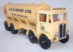10602 J &: H Bunn - AEC Mammoth Major 4 Axle Tanker Truck