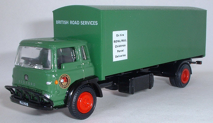 EFE 21701DL Bedford TK Twin Axle Long Box Van Truck