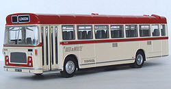 99704 Red & White Bristol RELH Dual Purpose Bus