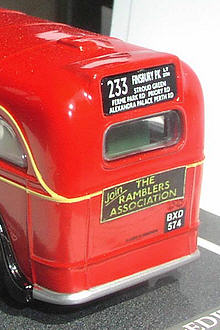 RB01 London Transport Ramblers Holidays Q Single Deck Bus (2004)