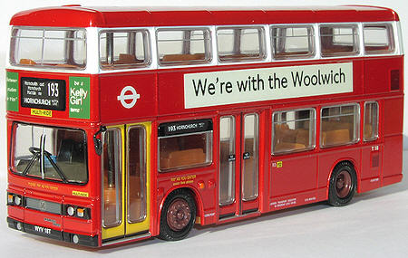 RD34 - London Transport T (red with white upper deck windows)