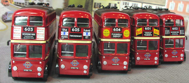 RD60 - Re Decorated London Q1 Trolleybuses on routes 601, 602, 603, 604 or 605