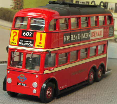 RD60 - Re Decorated London Q1 Trolleybuses on routes 602