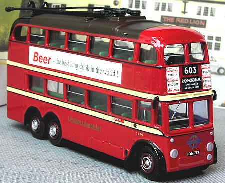 RD60 - Re Decorated London Q1 Trolleybuses on routes 603