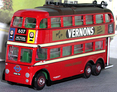 RD61 - Re Decorated London Q1 Trolleybuses on route 607