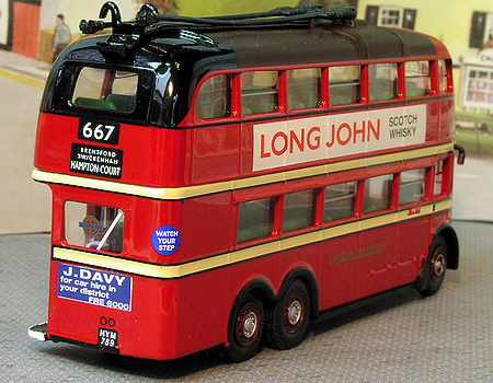 RD61 - Re Decorated London Q1 Trolleybuses on routes 667