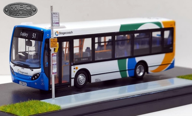 MBC Model: MBC1001 plinth bus stop diorama