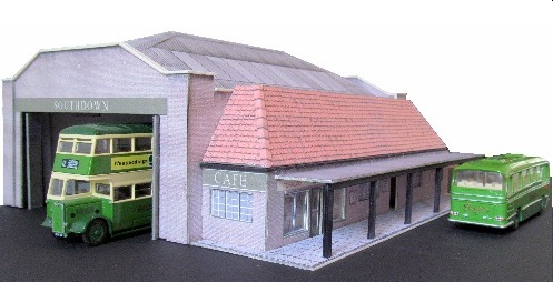 ** ready made ** 00 scale Station parade shops with extensions Kingsway 