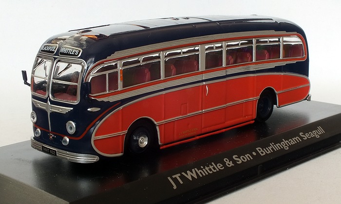 Classic Coaches Bus Atlas 1/72 Burlingham Seagull JT Whittle Ref 101 