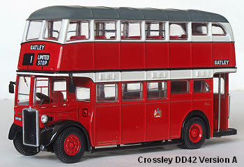 Crossley DD42 Dipped Upper Deck Windows