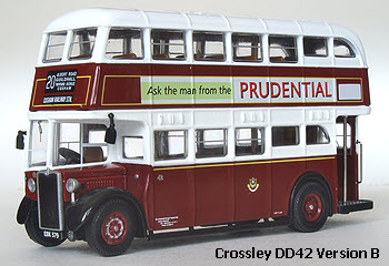 Crossley DD42 Straight Upper Deck Windows