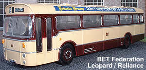 BET Federation Leyland Leopard / AEC Reliance Bus
