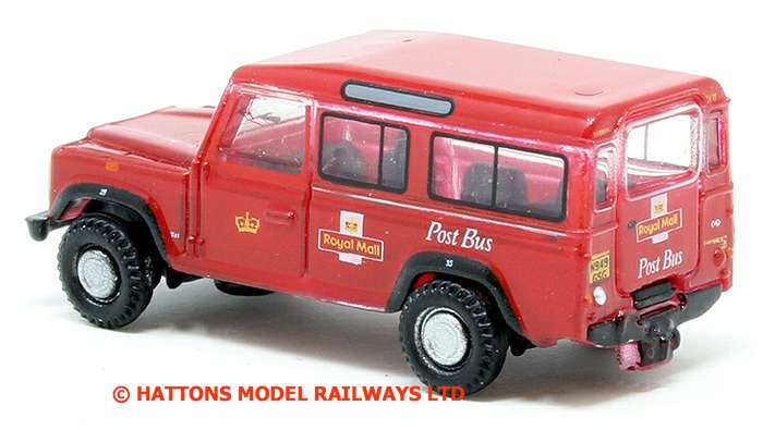 NDEF002 Oxford Diecast 1:148 Scale Land Rover Defender Royal Mail 