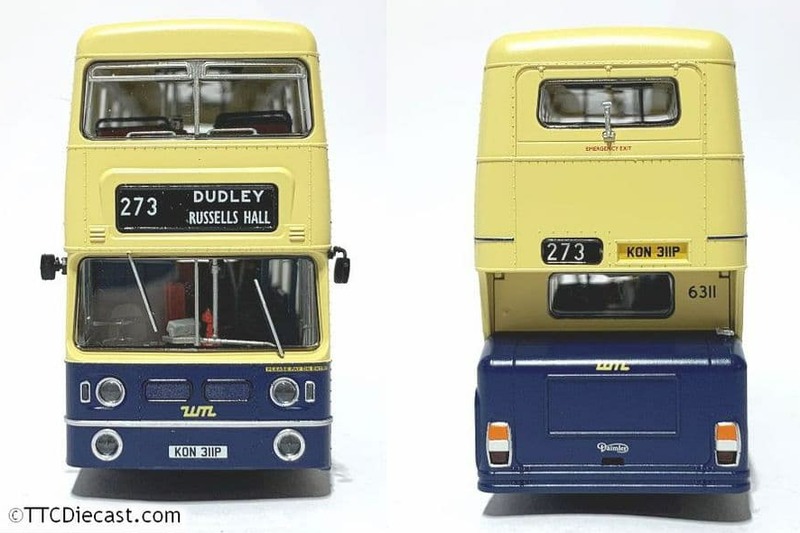 Rapido UK901001 front & rear views